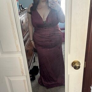 Elegant Chianti Evening Gown